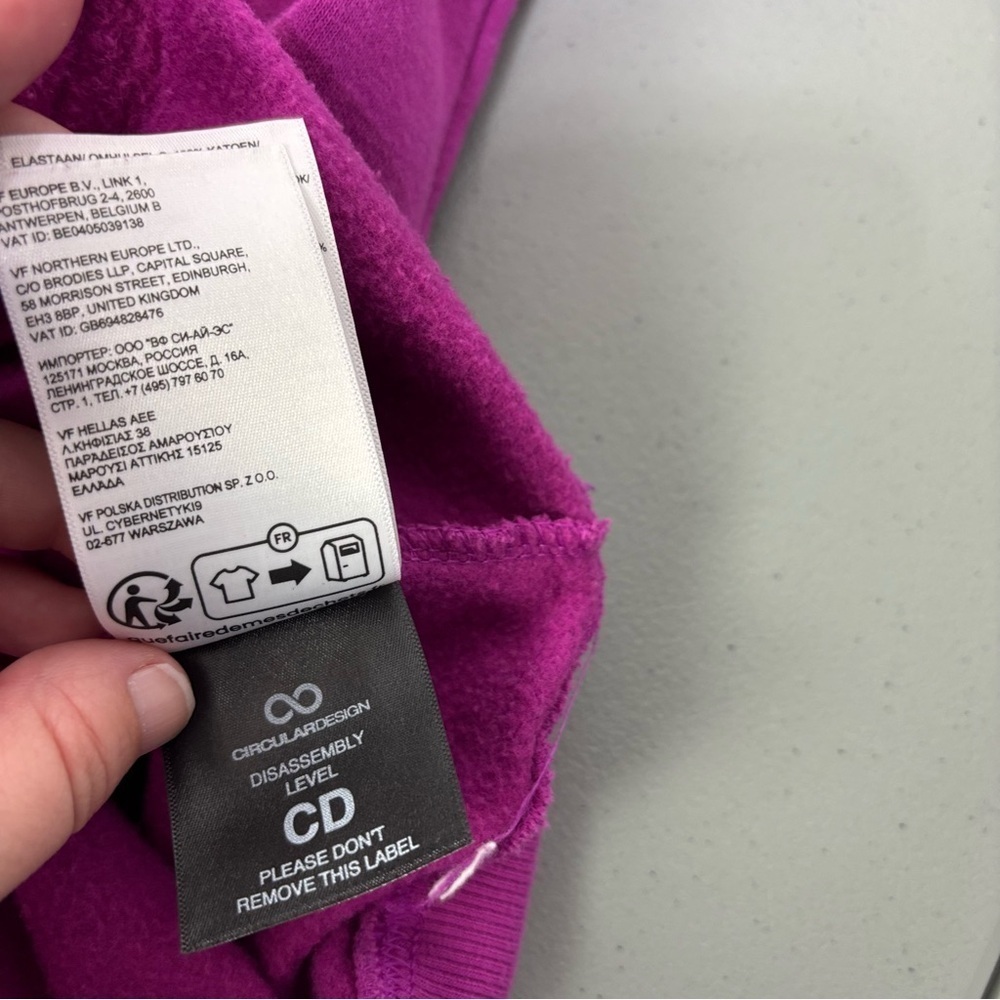 The North Face Pink Women's Hoodie Sweatshirt Graphic Small Athletic Casual - Picture 9 of 12